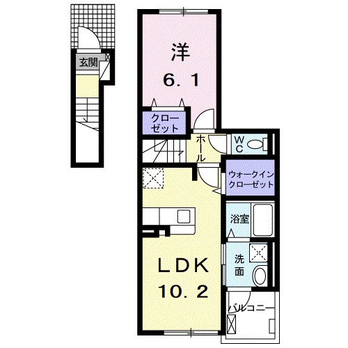 リュッシュ 間取り図