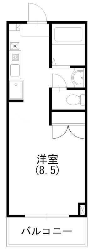 クリエイトダイアナⅠ 間取り図