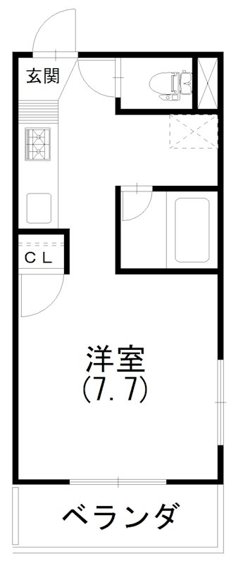 クリエイトダイアナⅡ 間取り図