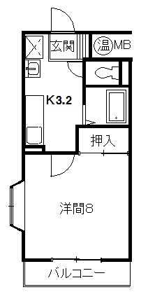 グランドハイツ布橋 間取り図