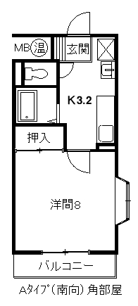 グランドハイツ布橋 間取り図