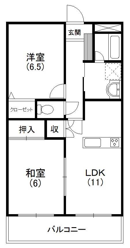 フェリス南平 間取り図