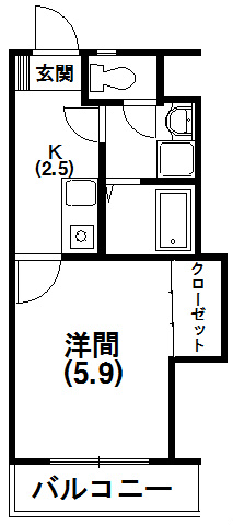 ホワイトコーポⅡ 間取り図