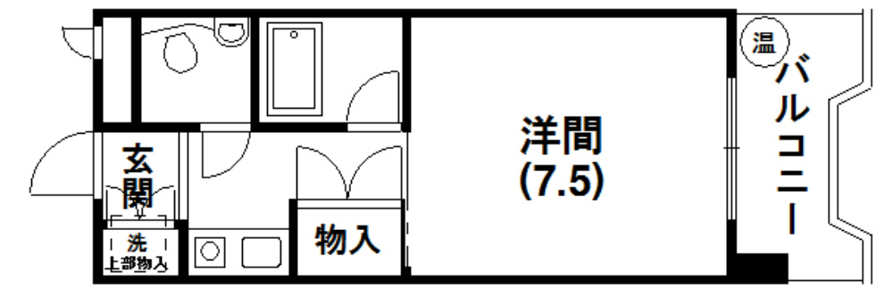 メゾンベルシャンブル 間取り図