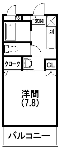 恵愛ハイツ 間取り図