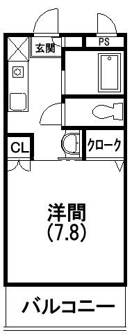 恵愛ハイツ 間取り図