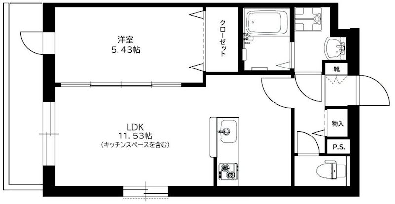 シーガル子安町 101号室 間取り