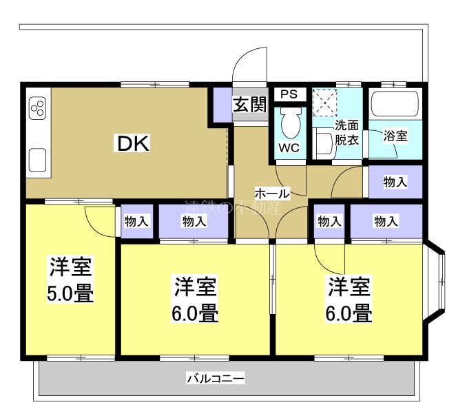 フロンティア 間取り図