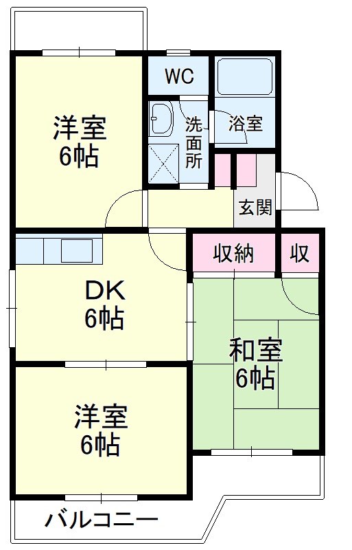 サンティール 間取り図