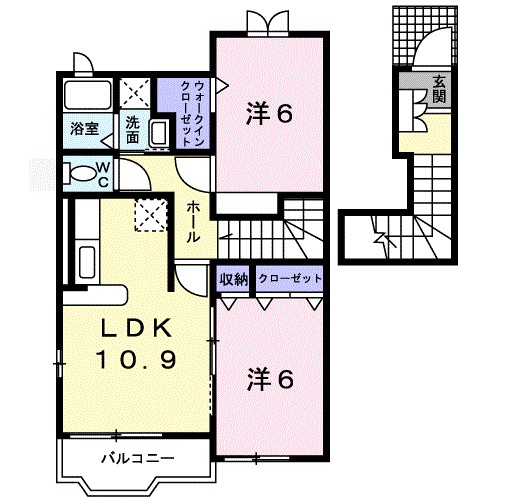 エクレール 間取り図