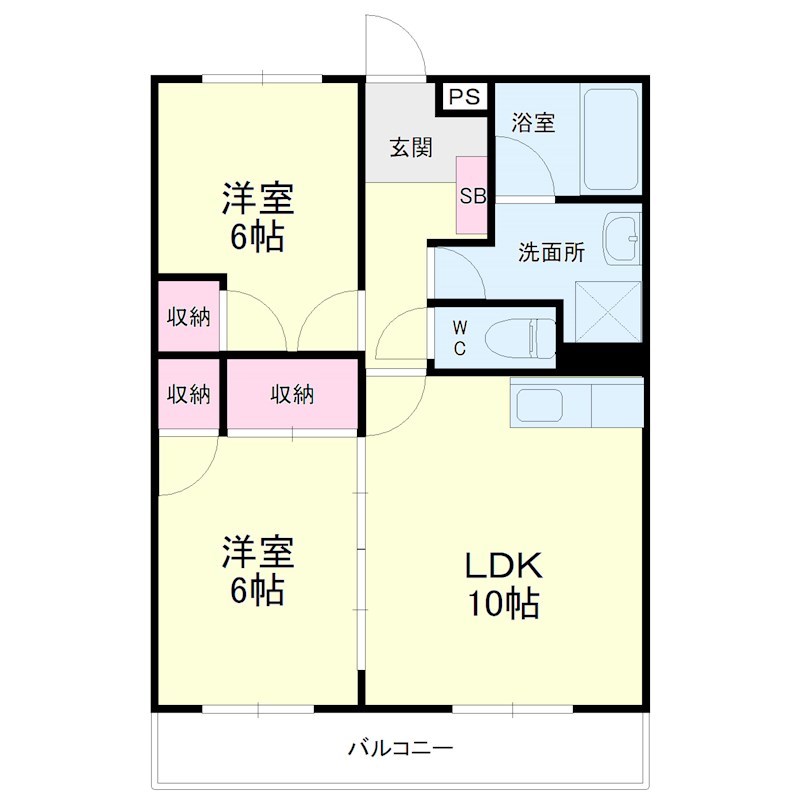 タウンベル 間取り図