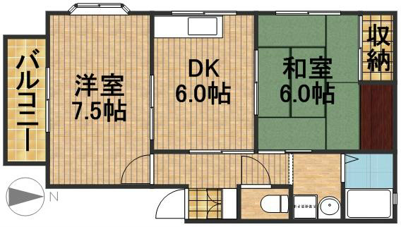 ＳＴ－Ⅱ（エスティーツー） 間取り図