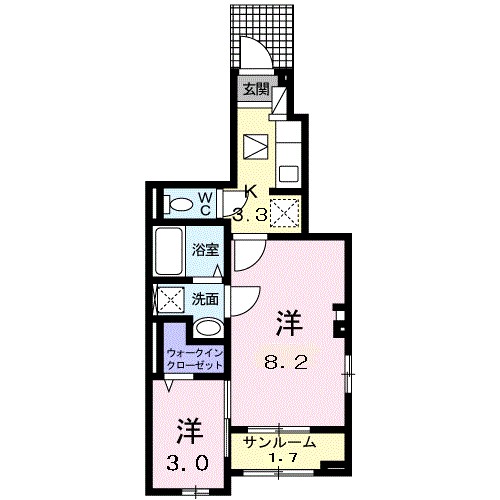 リュッシュ 間取り図