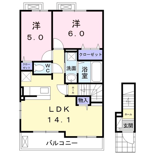 ライラック 間取り図