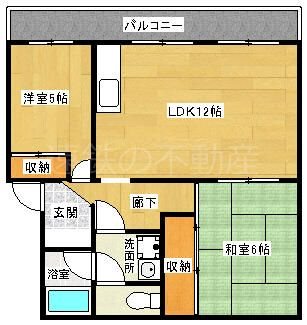 たかみマンション 間取り図