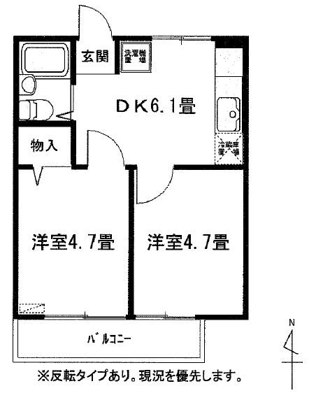 SAIKI　6-A 間取り図