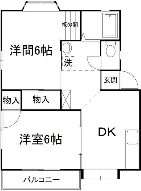 ポールスターⅡ 間取り図