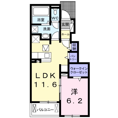 ボ・セジュールＢ 間取り図