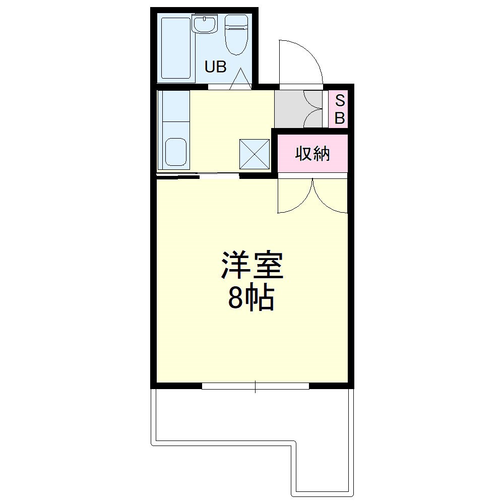 マンションＫＭ－１(マンションケーエムワン) 間取り図