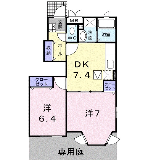 エクレール 間取り図