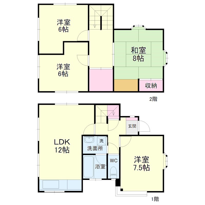 鴨江住宅 間取り図