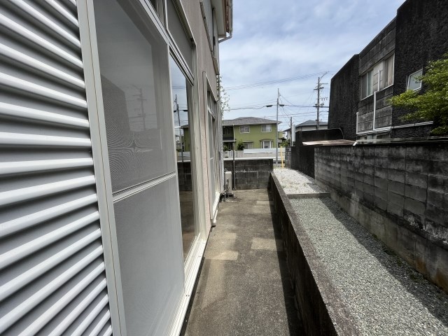 鴨江住宅 ベランダ