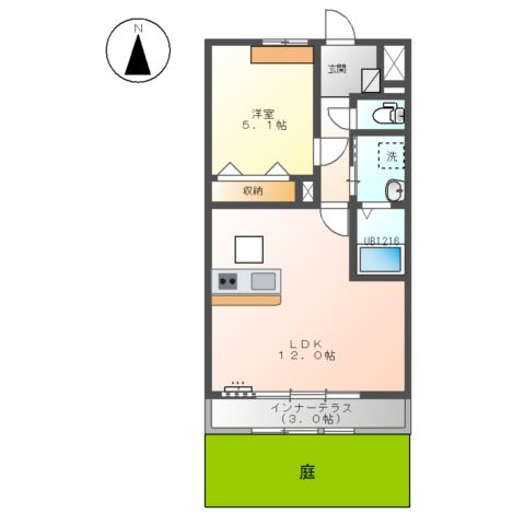 セレンディピティⅡ 間取り図