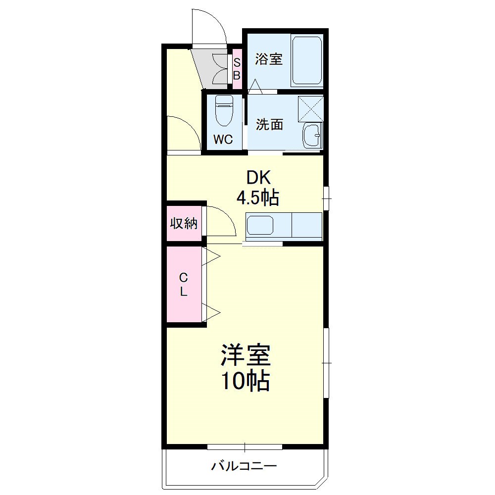 ベルアンジュール 間取り図