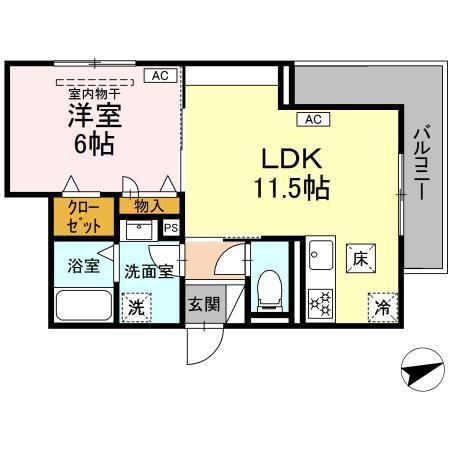 D-Hills中条 間取り図