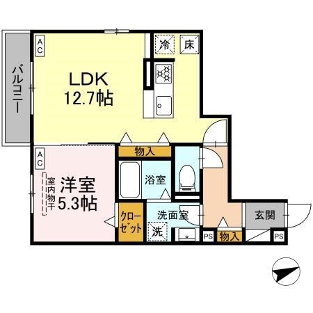 D-Hills中条 間取り図