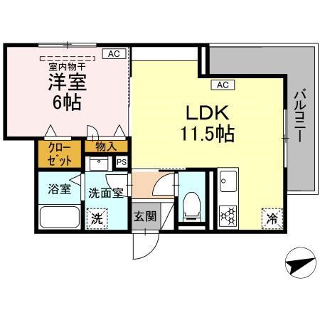 D-Hills中条 間取り図