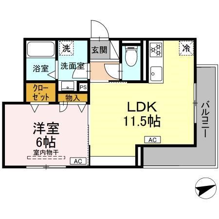 D-Hills中条 間取り図