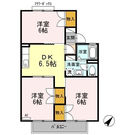 アプト・Ｓ　Ｂ 間取り図