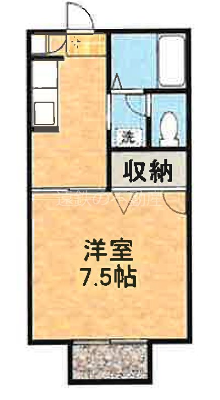 パティオ中野町A 間取り図