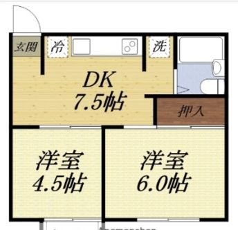 レジデンスクレルＡ 間取り図