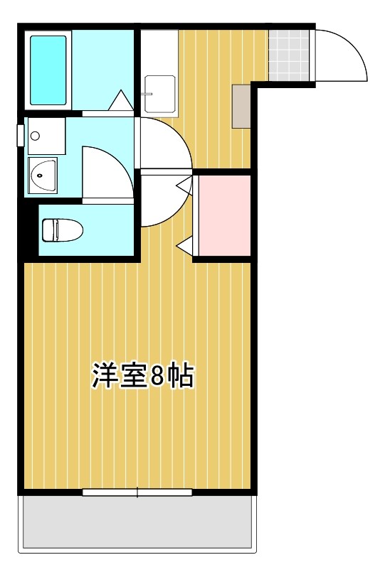 クレフラスト遠州曳馬駅 間取り図