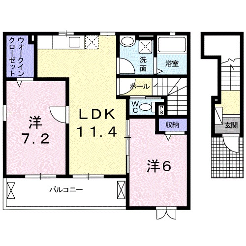 ブランドールⅡ 間取り図