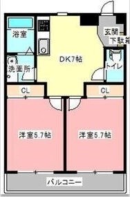 花の台ハイツ 間取り図