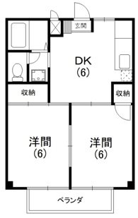 ハイツコーエイ 間取り図