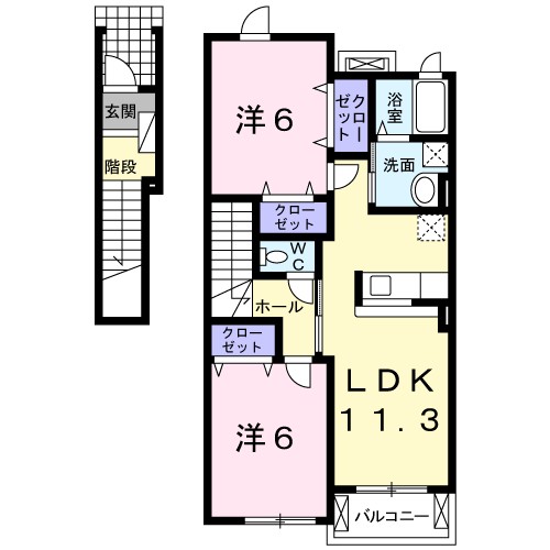 メゾン・ド・松月 間取り図