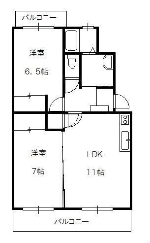 アクシア飯田 間取り図