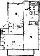 コート／リヴェールB 間取り図