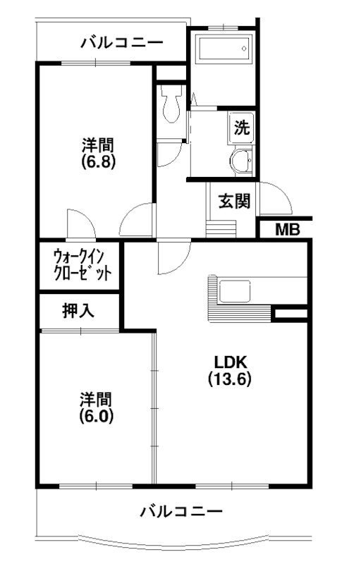 ヴィクトワール 間取り図