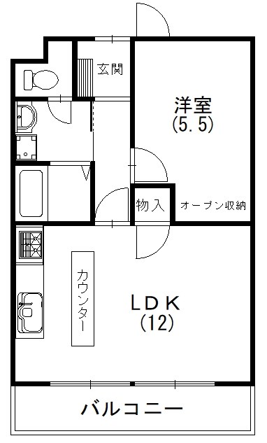 マンション池之内 間取り図