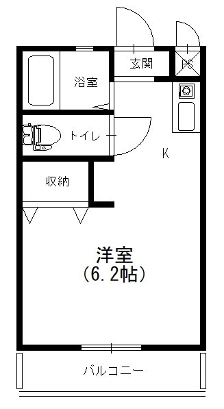 白山ハイツ 間取り図