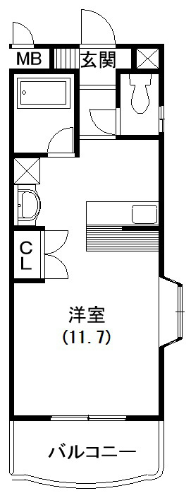 テノン元浜 間取り図