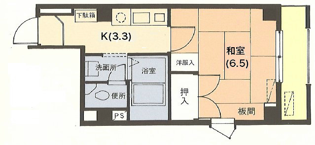 アルシェ浜松 間取り図