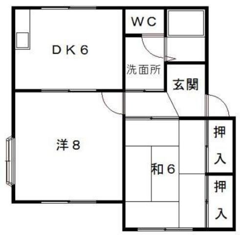 ビラミナミC 間取り図