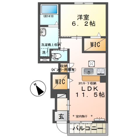 ハミングバード 間取り図