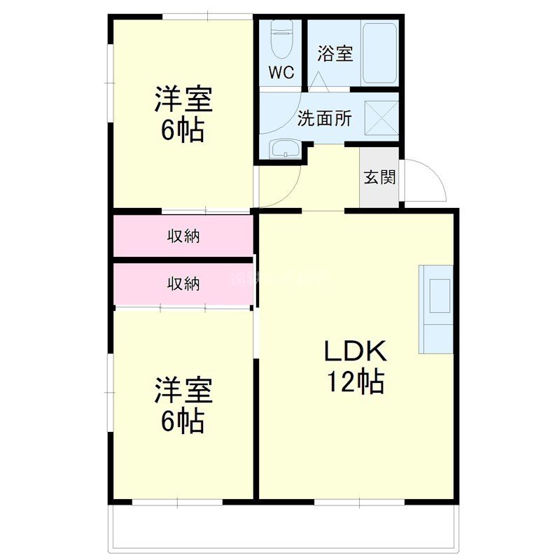 グリーンハイツ蜆塚 間取り図